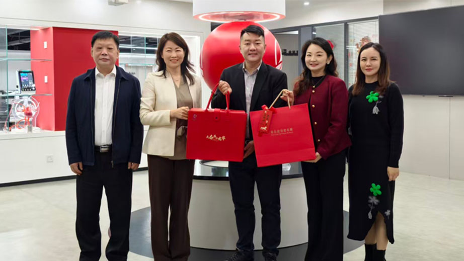 深化政企联动，共促创新发展——龙华区领导赵妍妍一行莅临槃实科技调研慰问